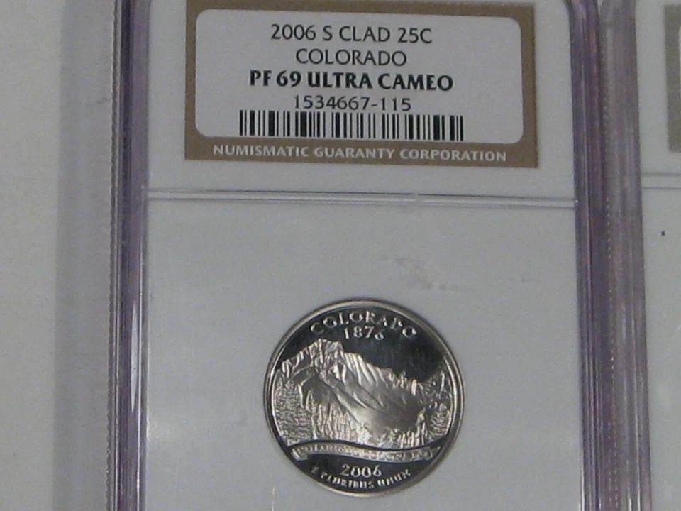 2 Proof Ultra Cameo Quarters - Both NGC PF69UC: 2006-s Colorado & 1989-s. #13 - Image 2 of 4
