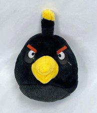 Angry Birds Black Crow Bomb Plush Commonwealth No Sound 8"