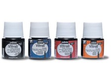 COLORI VITRAIL PER VETRO TRASPARENTI PEBEO 45 ML COLORE VETRI  VETRATE