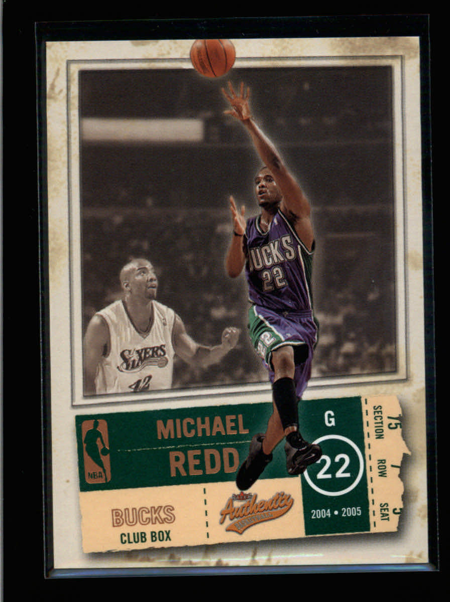 MICHAEL REDD 2004/05 04/05 FLEER AUTHENTIX CLUB BOX #16/25 AG8993
