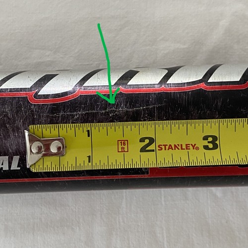 Demarini Softball Bat Doublewall FatBoy 34 in 30 oz ASA 2000 Black Red CRACK Z01 - Picture 18 of 18