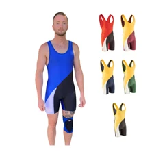 Matman Wrestling Singlet Men's Georgia Weightlifting Nylon Spandex Made in USA