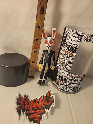 Subway Surfers Frank Vinyl Figure Bunny Mask Sub Surf Spray Crew Frank Sticker