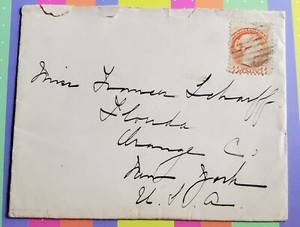 CANADA POSTAGE, 3 CENTS, QUEEN VICTORIA - 1888 COVER to FLORIDA, ORANGE CO, NY