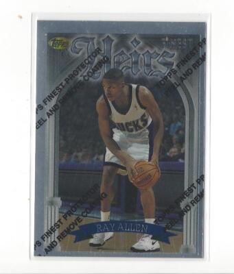 1996-97 Finest #252 Ray Allen (Silver) RC Rookie Bucks Sonics Celtics