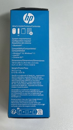 HP 240 Bluetooth Mouse, Black, Bluetooth 5.1, Wireless, Precise Sensor, - Picture 13 of 16