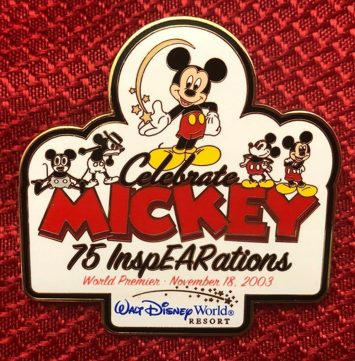 Disney pin 26708 Walt Disney World Celebrate Mickey Mouse 75