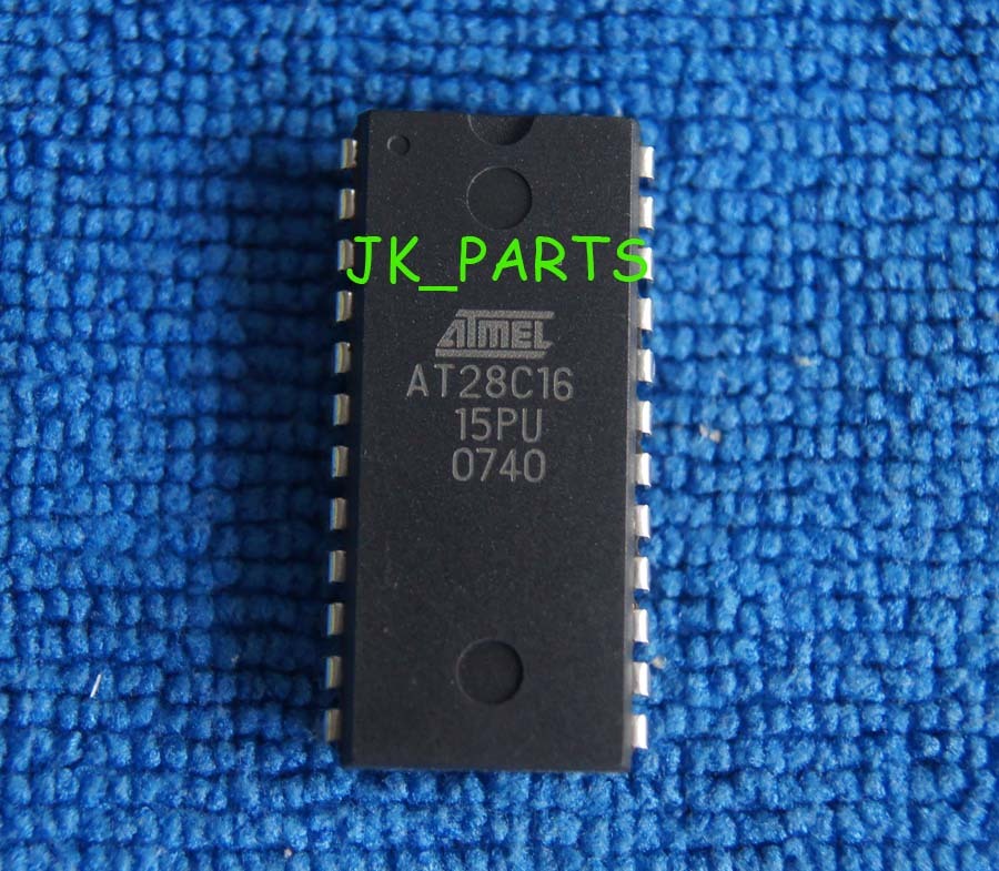 AT28C16-15PU - E2PROM CMOS DIP-24 Di Atmel, Nuovo E Originale AT28C16-15PU - E2PROM CMOS DIP-24 Di Atmel, Nuovo E Originale
