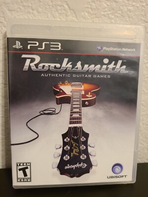 Rocksmith Authentic Guitar Games (Sony PlayStation 3, 2011) PS3 Complete!