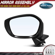 Driver Power Mirror W Manual Folding W 3 Pins For Honda Civic 2022 2023-2025 Driver Power Mirror W Manual Folding W 3 Pins For Honda Civic 2022 2023-2025