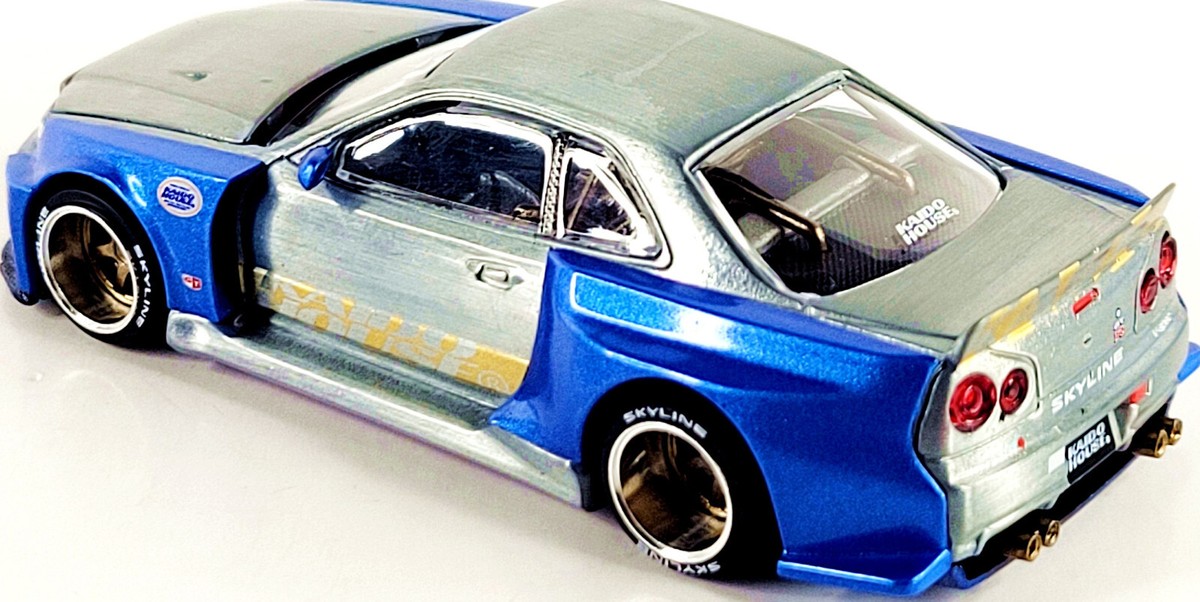 Kaido House x Mini GT Nissan Skyline GT-R (R34) Shinjuku V2