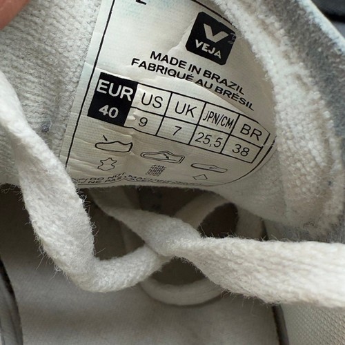 Veja V-12 Leather Low Sneakers Women’s Sz 9 - Picture 10 of 12