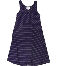 A-Line Womens Scoop A-line Dress, Purple, Petite, PP/PXS