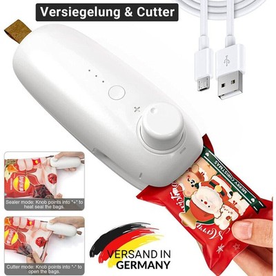 USB Mini Bag Sealer Quick Seal für Lebensmittelbeutel Snack Verpackung
