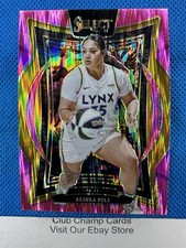 2025 #65 Alissa Pili Panini Select WNBA Concourse Pink Flash Prizm Sparks