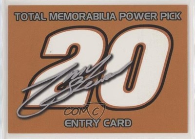 2001 Press Pass Total Memorabilia Power Pick Entry Cards Tony Stewart HOF 0q3