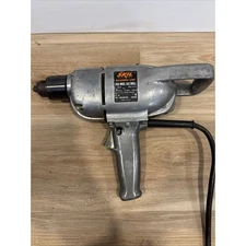 Vintage Skil Drill Model 542 1/2" Heavy Duty Electric Drill w/Chuck Key Working