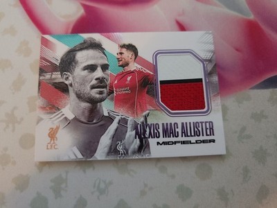 Liverpool Futera Set Alexis Mac Allister 2025-26 Match Worn Patch 01/02