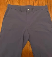 CRZ Yoga Athletic Stretch Commuter Chino Pants, Blue, Men’s Size 36x33.5