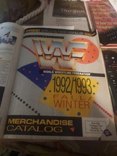 HULK HOGAN WWF Shop Merchandise Catalog Fall/ Winter 1992/93 wrestling wwe