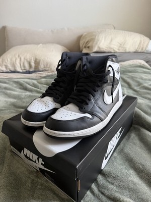 Nike Air Jordan 1 Retro OG High  Black White 2.0  Leather High-Top