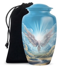 Guardian Angel Unique Urns for Human Ashes Adult Mother, Cremation Urn 10 Inch 