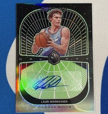2019-20 Panini Obsidian Lauri Markkanen Galaxy Auto Electric Etch Green /25 🔥📈