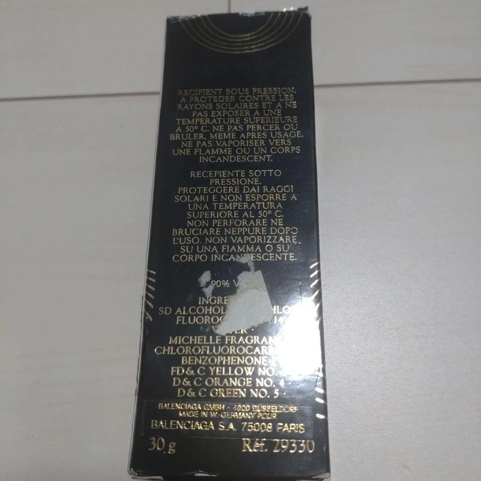 Туалетная вода BALENCIAGA Michelle спрей 30 мл ATOMISEUR винтажная редкая неиспользованная - Изображение 2 из 4