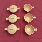 3 Vtg MCM Sugar & Creamer Sets Sun-Valley Pink Melmac Chicago 54 US Made — photo 2