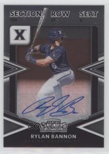 2020 Panini Elite Extra Edition College Tickets Signatures Rylan Bannon Auto 2o7
