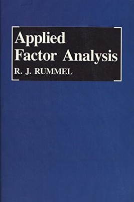 APPLIED FACTOR ANALYSIS By Rudolf J. Rummel *Excellent Condition*