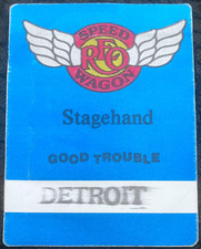 REO Speedwagon @ Detroit Good Trouble Tour Promoter Staff Backstage Pass