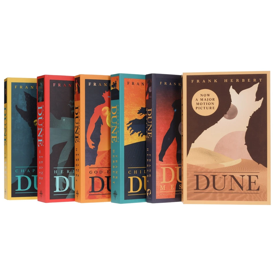 Dune Series By Frank Herbert 6 Books Collection Set - Fiction - Paperback Foto 4 de 4