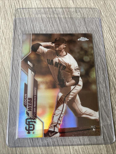 2020 Topps Chrome - Logan Webb #117 Sepia Refractor (RC)