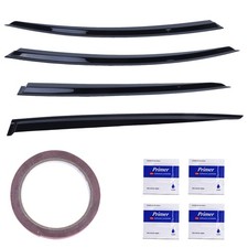 For 2006-11 Lexus Gs350 Gs450h Jdm Vip Clip On Smoke Window Visor W Chrome Trim For 2006-11 Lexus Gs350 Gs450h Jdm Vip Clip On Smoke Window Visor W Chrome Trim