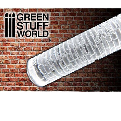 Green Stuff World Strukturwalze Dutch Bricks Strukturrolle Ziegel Pin