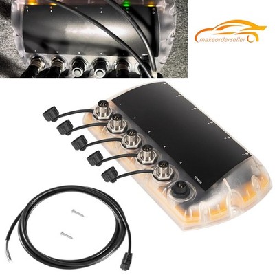 411850-1 5 Port Ethernet Switch for Humminbird APEX, SOLIX, Helix G4N/G3N, Black