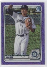 2020 Bowman Chrome Prospects Purple Shimmer Refractor Noelvi Marte #BCP-169 0q9m