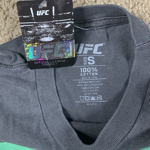 NWT UFC Mens Small CONOR McGREGOR The Notorious Officially Licensed Grey MMA - Picture 4 of 6