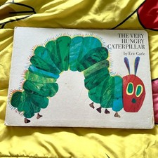 The Very Hungry Caterpillar By Eric Carle Giant Hardcover Book 15.5  x 11  
