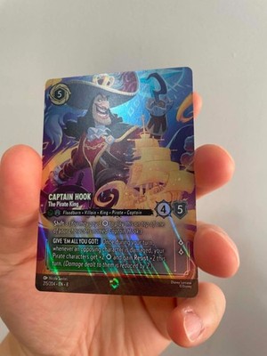Captain Hook - The Pirate King (Enchanted) - Reign of Jafar (8) Lorcana NM