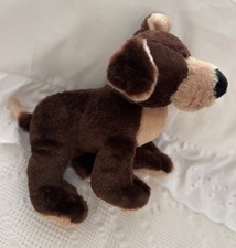 Ganz Webkinz Mocha Pup Plush Dog Stuffed Animal. Brown