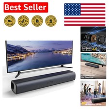 Bluetooth Sound Bar for Smart TV with Wall Mount  Dynamic DSP Sound