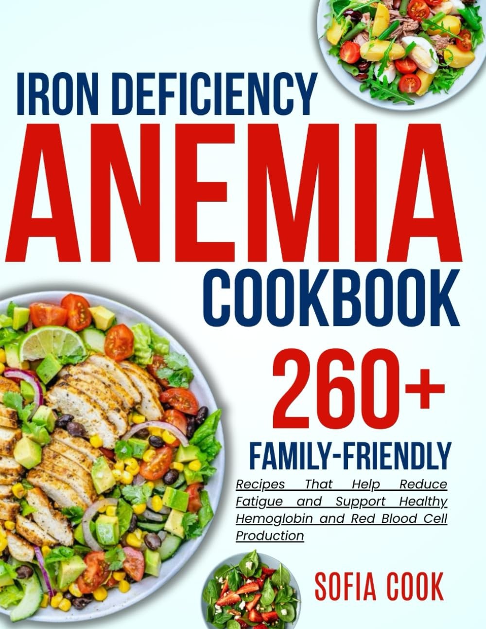iron deficiency anemia cookbook for all: 260+ Family-Friendly Recipes That Help