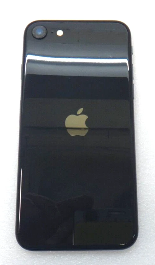OEM Apple iPhone SE 2nd Gen 2020 Black Housing Back Cover w/ Small Parts Battery - Image 2 of 2