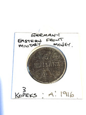Russia Germany Military Issue WWI - Poland - Coin - 3 Kopeks 1916 A - Berlin