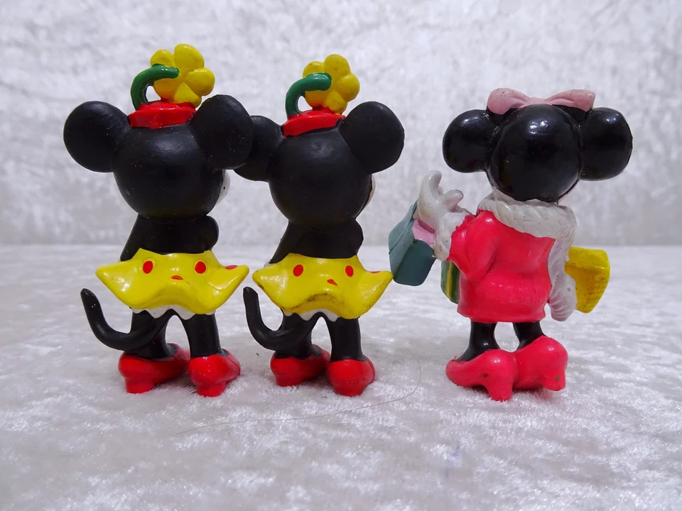 15 x Walt Disney Kunststoff Figur Minnie Mouse Minnie Maus - Vintage - Bild 3 von 4