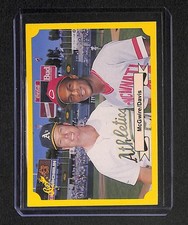 1987 Classic Update Yellow/Green Backs #NNO Mark McGwire / Eric Davis