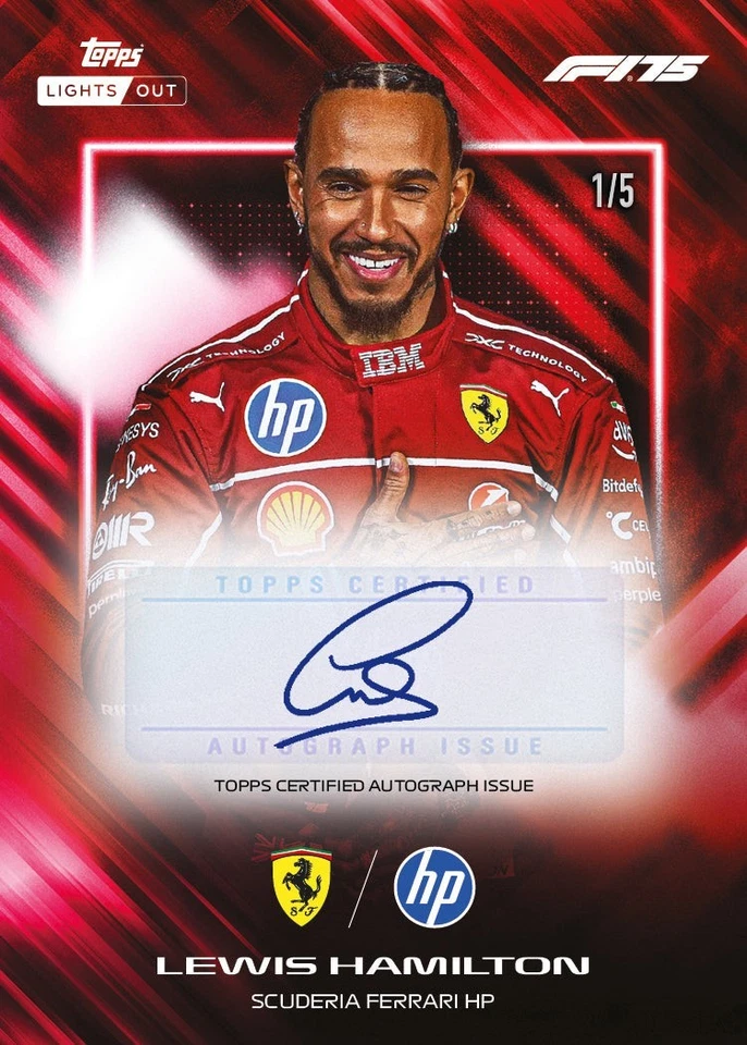 Topps Lights Out Formula 1 F1 Exclusive Box 75esimo Anniversario Preorder - Image 2 of 4