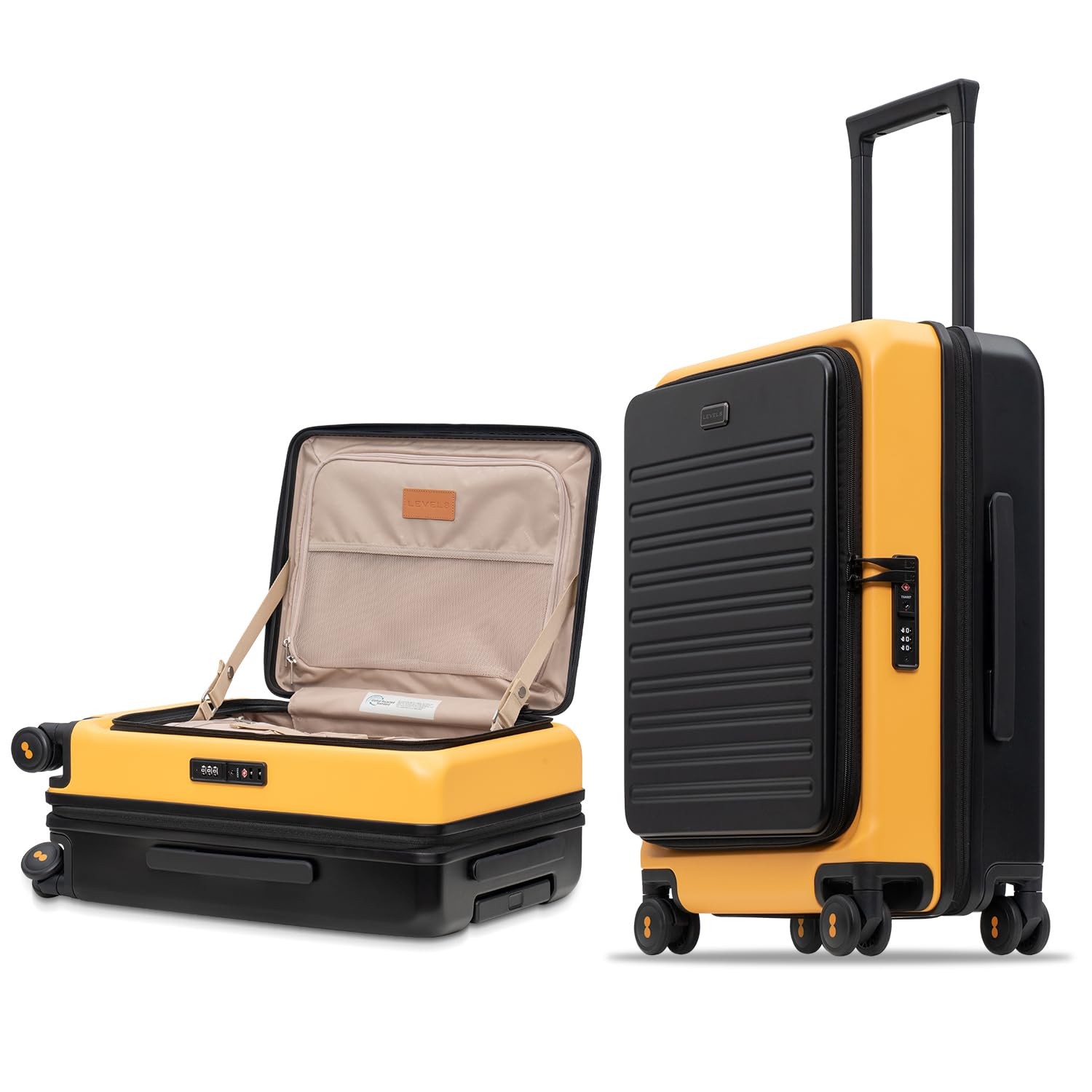 Hardshell, Large Suitcases With Wheels Airline A...